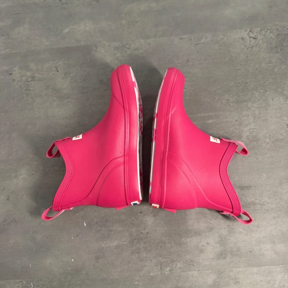 XTRATUF Ankle Deck Boot Kids 13M Neon Pink Waterproof Rubber XKAB451C Rain Boots